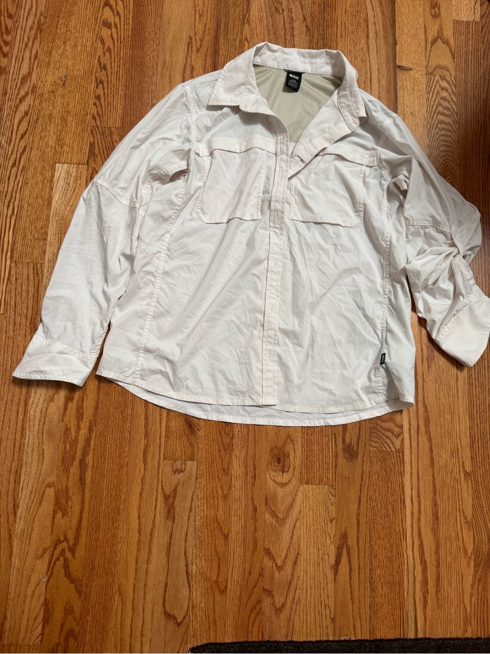 REI Lightweight White Shirt Jacket - Casual Field Style